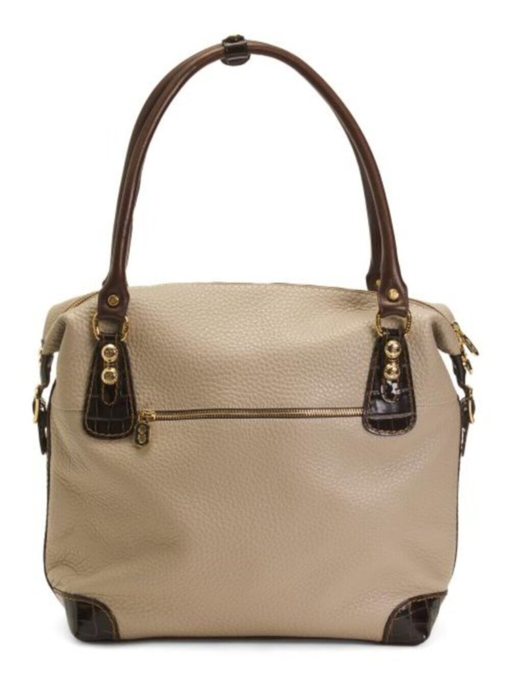 MARINO ORLANDI Made In Italy Leather Crocodile Tote